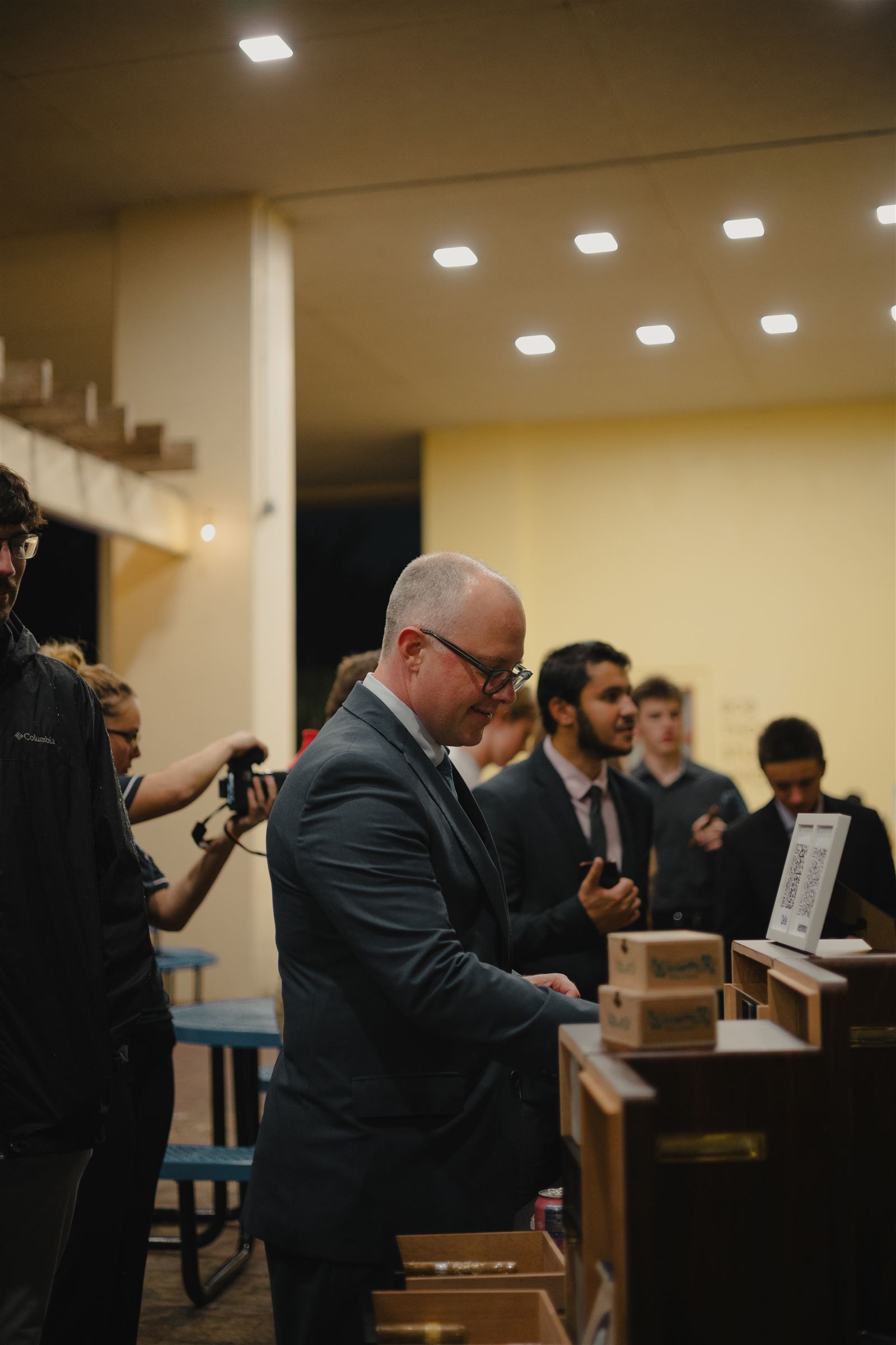 Dan at the humidor